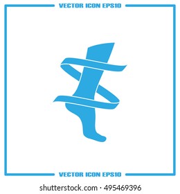 Leg icon vector illustration eps10.