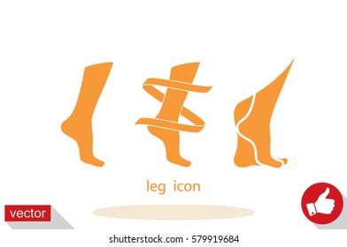 Leg icon vector illustration eps10.