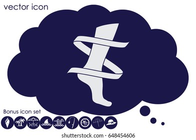 Leg icon vector illustration eps10.