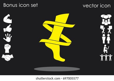 Leg icon vector illustration eps10.