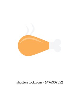 leg piece glyph flat vector icon