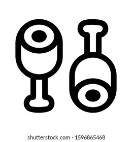 leg piece icon isolated sign symbol vector illustration - high quality black style vector icons
