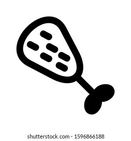 leg piece icon isolated sign symbol vector illustration - high quality black style vector icons
