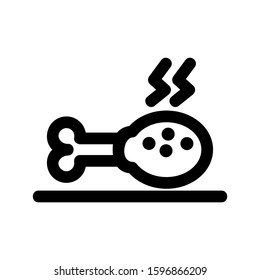 leg piece icon isolated sign symbol vector illustration - high quality black style vector icons
