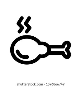 leg piece icon isolated sign symbol vector illustration - high quality black style vector icons
