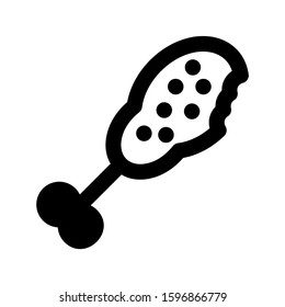 leg piece icon isolated sign symbol vector illustration - high quality black style vector icons
