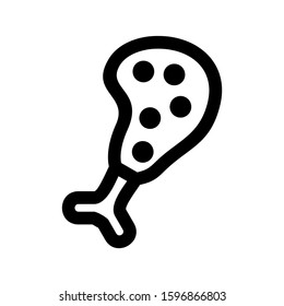 leg piece icon isolated sign symbol vector illustration - high quality black style vector icons
