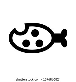 leg piece icon isolated sign symbol vector illustration - high quality black style vector icons

