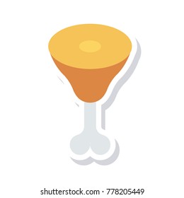 leg piece sticker icon 