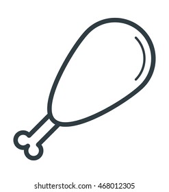 Leg Piece Vector Icon