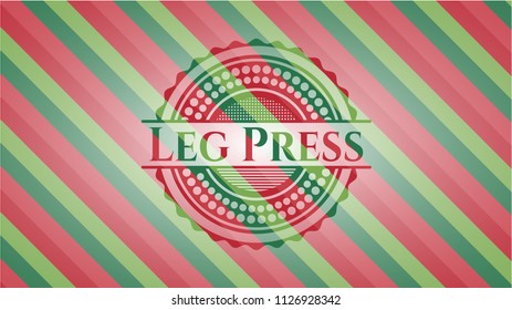 Leg Press christmas badge.