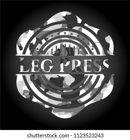  Leg Press grey camo emblem