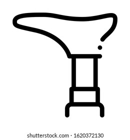 Leg Repair Tool Icon Vector. Outline Leg Repair Tool Sign. Isolated Contour Symbol Illustration