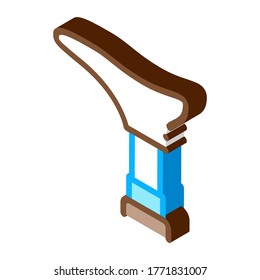 Leg-Reparatur-Tool Symbol Vektorgrafik. Isometrisches Leg Reparaturwerkzeug. farbige einzelne Symbolillustration