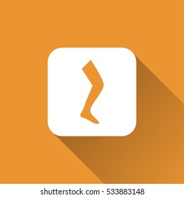 leg sign. icon design