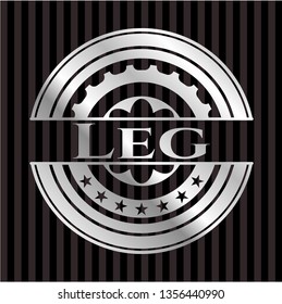Leg silver emblem