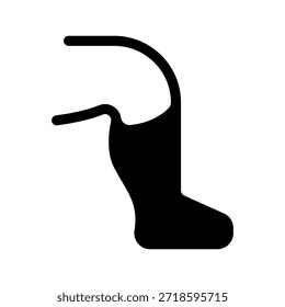 Icono de entrenamiento de piernas Ilustración de diseño de símbolo de Vector