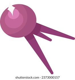 Legacy broadcasting satellite icon. High tech orbital satellite. Extraterrestrial travel and deep space exploration. Simple flat vector symbol isolated on white background