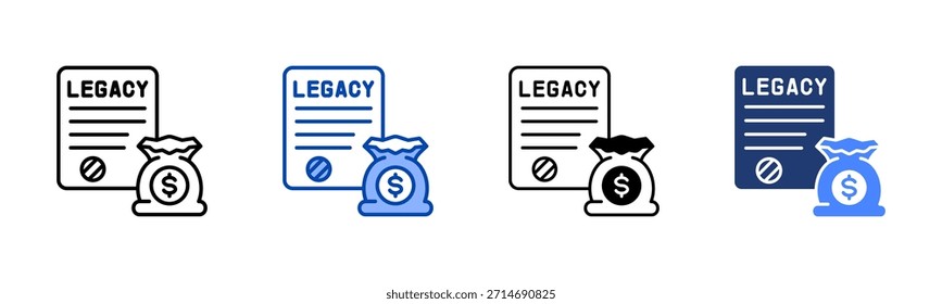 Legacy-Symbolsatz für mehrere Stilkollektionen