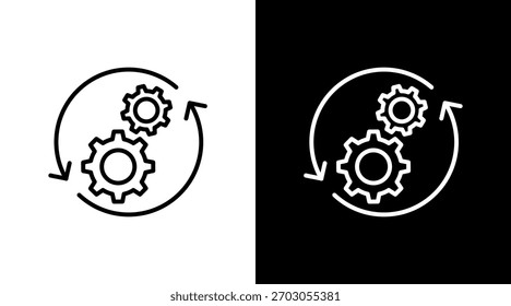 Legacy Systems White Icon Set Design