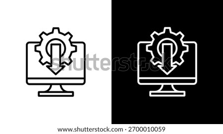 Legacy Systems White Icon Set Design