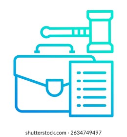 Legal Compliance Icon Element For Design