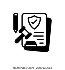 Legal Compliance icon in vector. Illustration