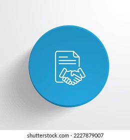 Legal contract support icon vector design