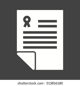 Legal, document, contract icon vector image.Can also be used for law and order. Suitable for mobile apps, web apps and print media.