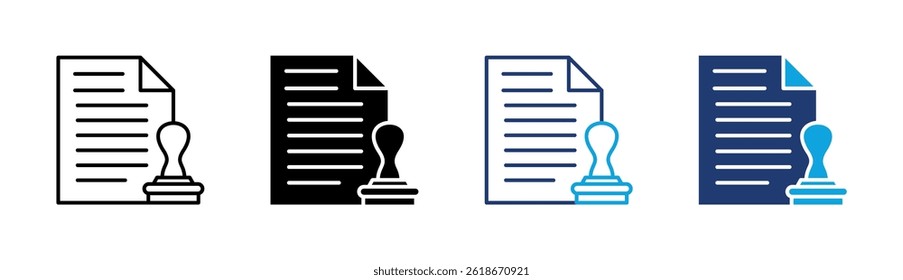 Elemento De Ícone Do Documento Legal Para Design