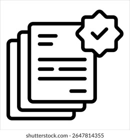 Elemento De Icono De Documento Legal Para Diseño