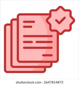 Elemento De Ícone Do Documento Legal Para Design