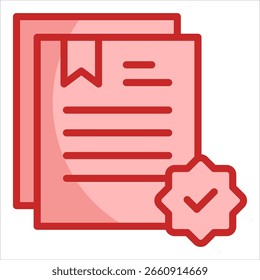 Elemento De Icono De Documento Legal Para Diseño