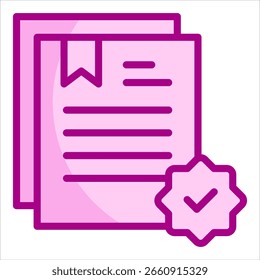 Elemento De Icono De Documento Legal Para Diseño
