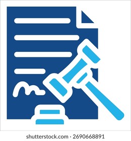 Elemento De Icono De Documento Legal Para Diseño