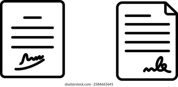 Legal Document Icon – Official Paperwork Symbol Representing Contracts, Agreements, and Legal Formalities