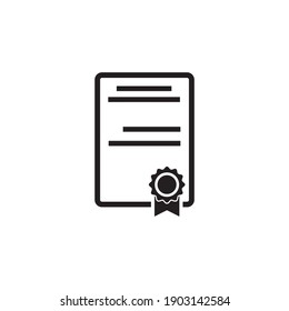 Legal Document Icon Symbol Sign Vector