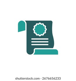 icono de documento legal. Vector. Trazo editable. signo de estilo lineal para uso Diseño web, logotipo. Ilustración de símbolo.