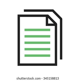 Legal, document, office icon vector image.Can also be used for office. Suitable for mobile apps, web apps and print media.