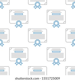 Legal document seamless pattern design, Repeat textile design. Fabric print.