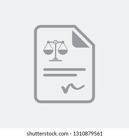 Legal document and signature