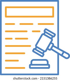 Legal Document vector icon. Can be used for printing, mobile and web applications.