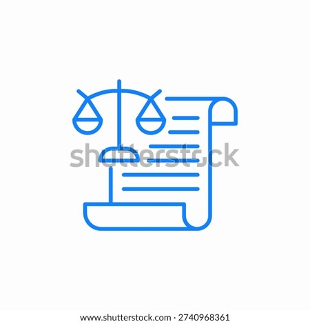 legal documents icon sign vector