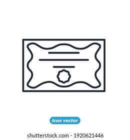 Legal Documents icon. Legal Documents symbol template for graphic and web design collection logo vector illustration