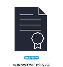 Legal Documents icon. Legal Documents symbol template for graphic and web design collection logo vector illustration