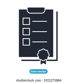 Legal Documents icon. Legal Documents symbol template for graphic and web design collection logo vector illustration
