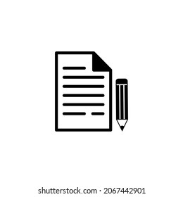 Legal Documents vector icon, certificate symbol. Modern, simple flat vector illustration for web site or mobile app EPS 10