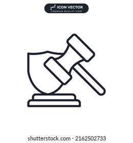 legal expenses icon symbol template for graphic and web design collection logo vector illustration