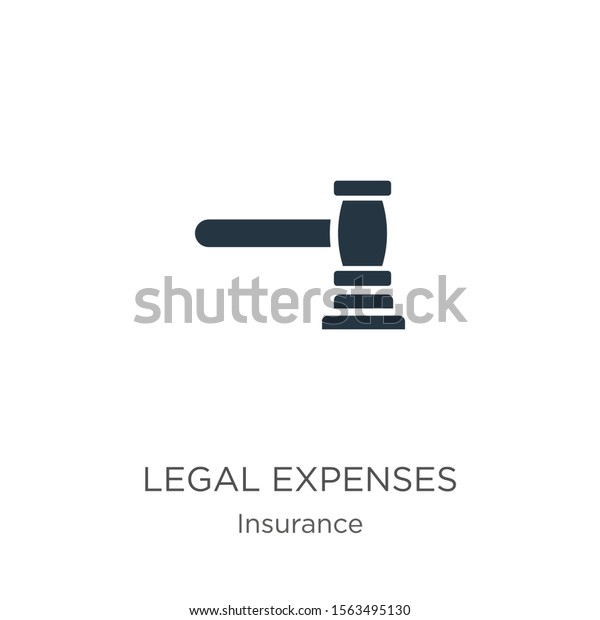 Legal expenses icon vector. Trendy flat legal\
expenses icon from insurance collection isolated on white\
background. Vector illustration can be used for web and mobile\
graphic design, logo,\
eps10
