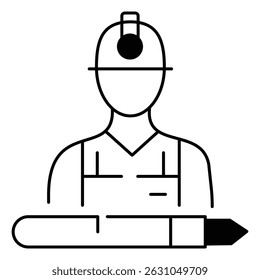 Legal Icon Depicting Labour Law Concepts Clearly vector design